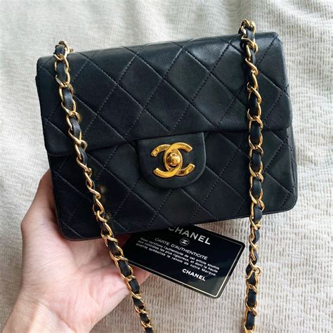 Chanel Mini Bag Pochette Pouch Vintage From Japan Authentic 